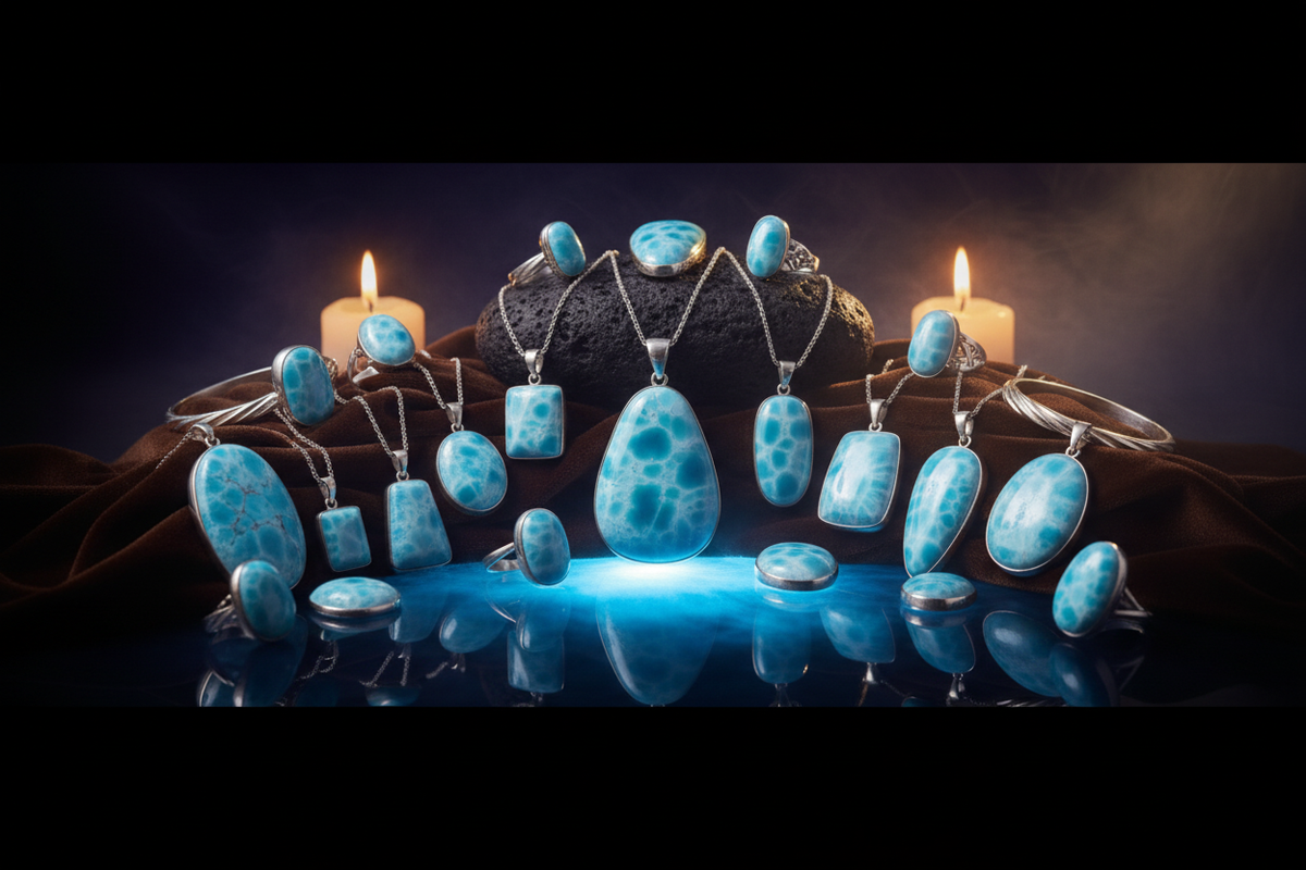 Centered Larimar hero banner