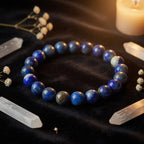 Lapis Lazuli Natural Stone Beaded Bracelet | 5A Grade | 6mm & 8mm | Crystal Healing